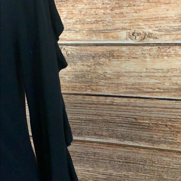 Halogen• Black Sweater With Scalloped Deta… - Picture 4 of 5